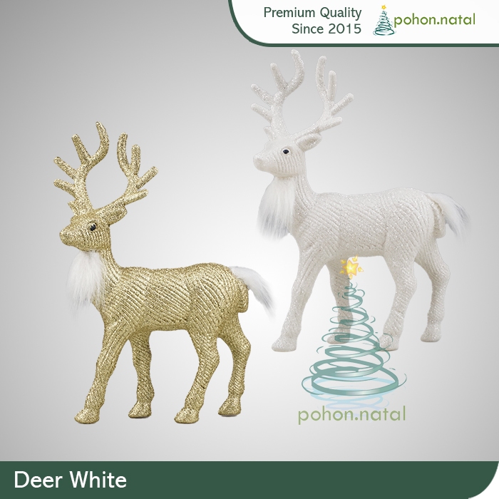 Hiasan Natal Christmas Deer Rusa ukuran Besar