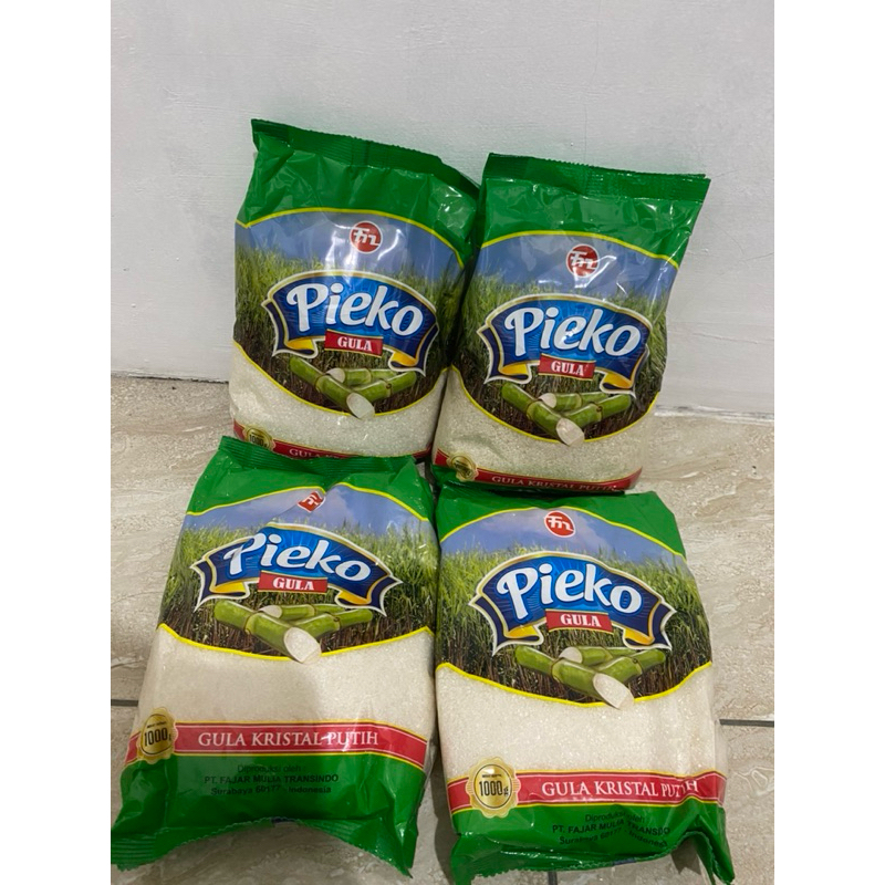 

GULA PIEKO 1KG, Gula kristal putih, Gula tebu, Gula pasir bersih dan manis. TERBATAS!!!