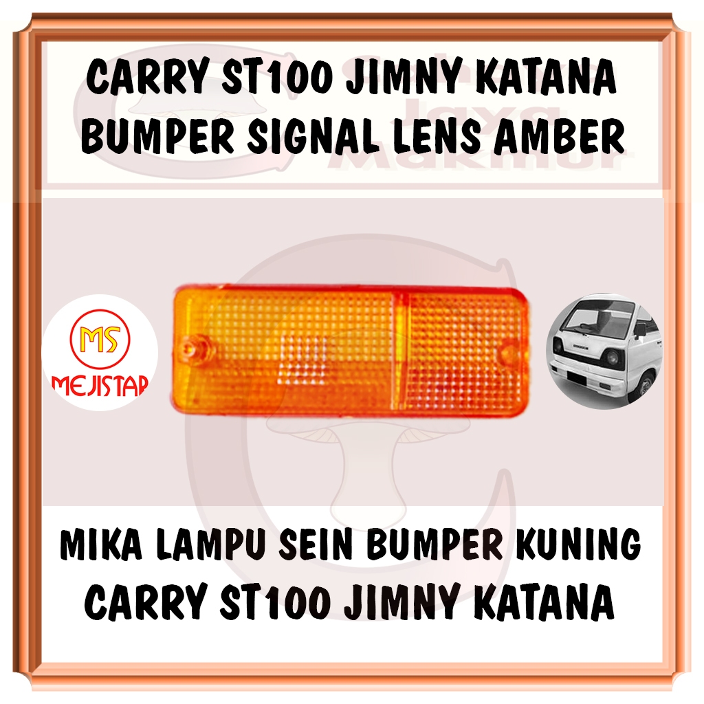 PCS Mika Kaca Lampu Bumper Bemper Sein Signal Rating Reting ST100 Carry Bagong Katana Jimny Sierra K