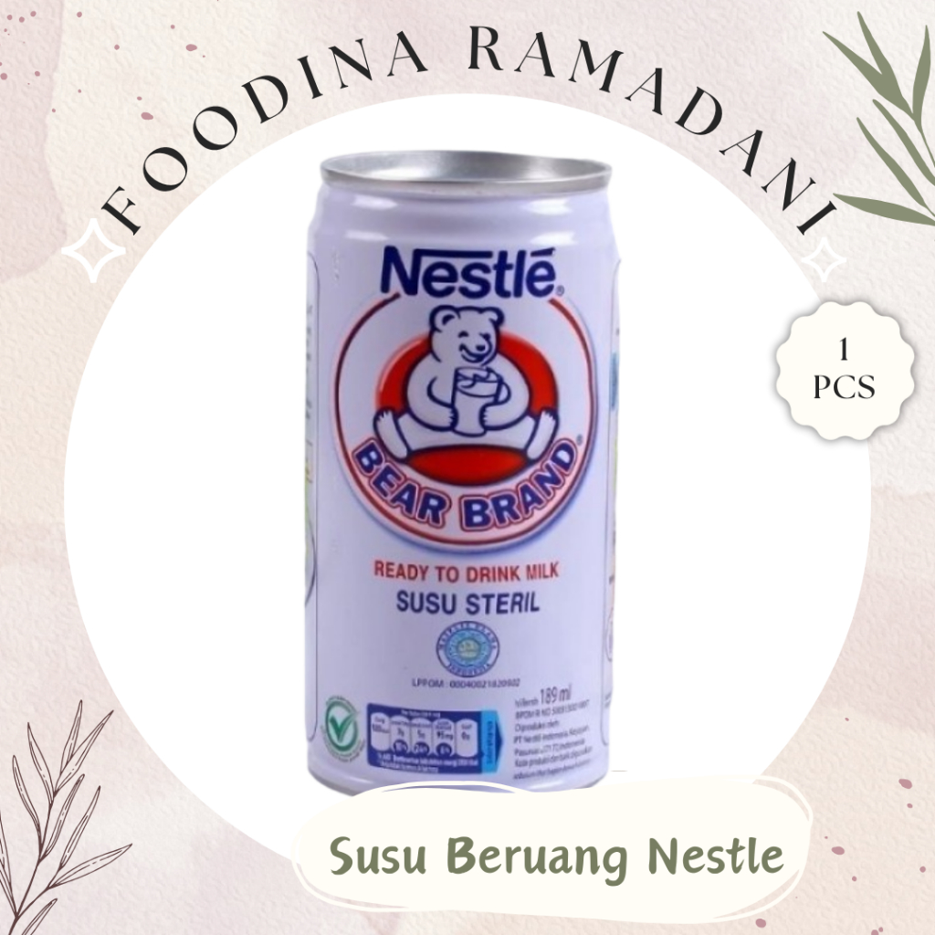 

SUSU BERUANG Steril - Bear Brand Nestle [ 189ml ] Harga Per PCS