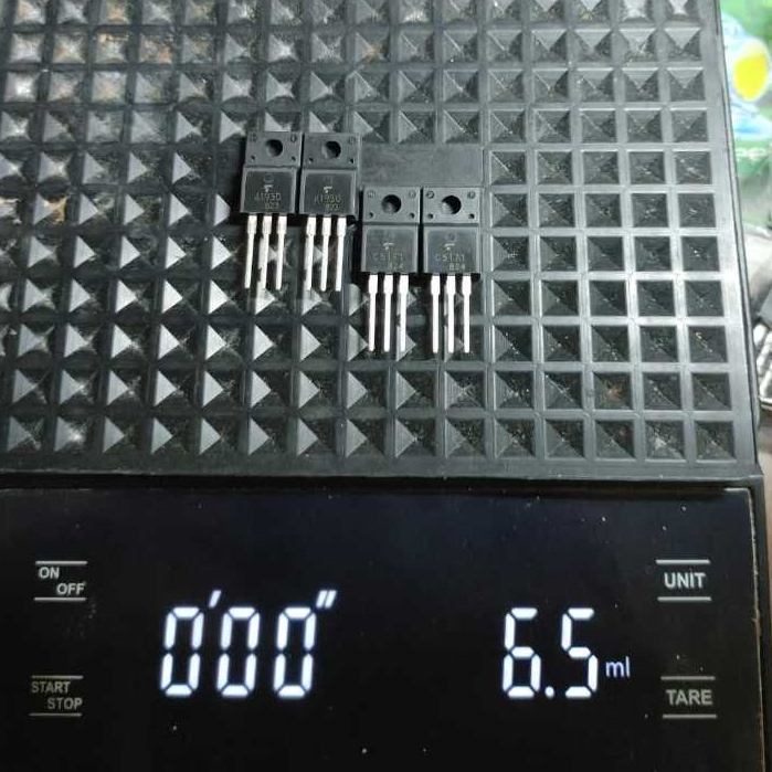 Transistor 2SC5171 NPN DAN 2SA1930 PNP Dijual Sepasang for Audio Amplifiers and Drivers Medium Power