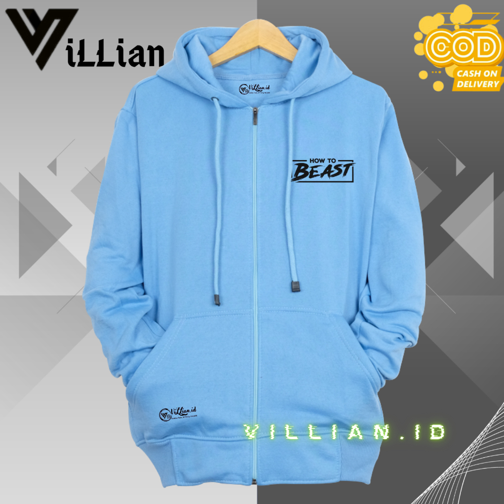 [ RESLETING ] Sweater Hoodie Zipper Pria Wanita Terbaru Bahan Cotton Flece Tebal Dan Lembut