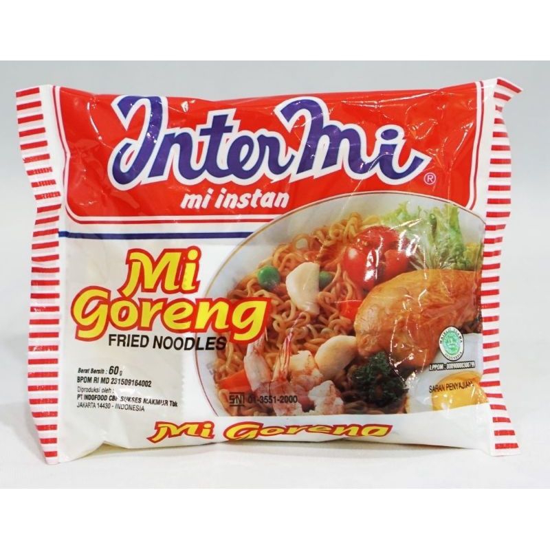 

Intermi Intermie Mie Instan mi goreng - fried noodle flavour - indomie goreng