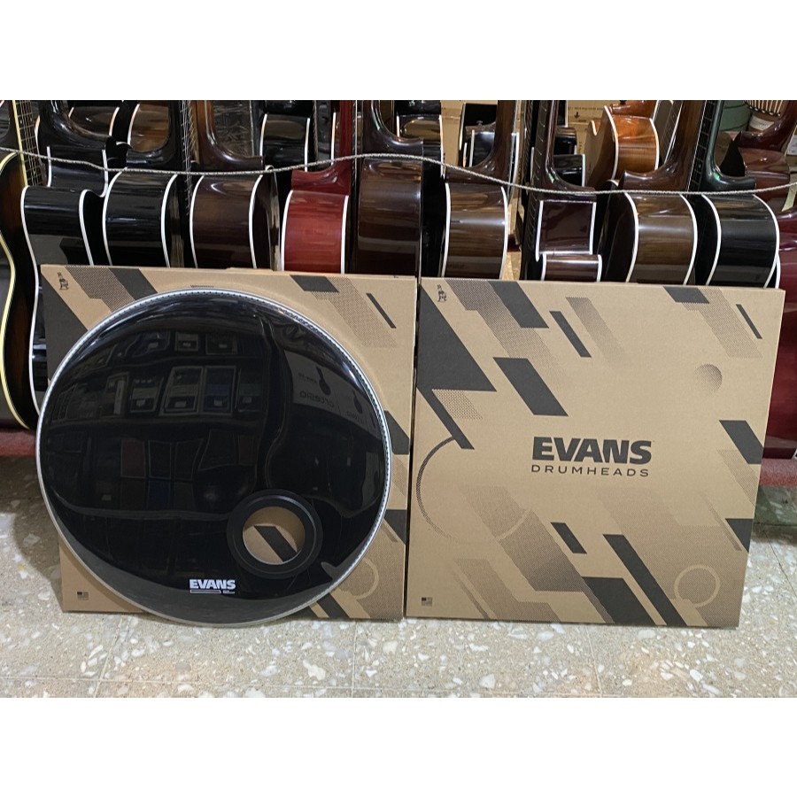 Head Drum Bass Resonant Evans 22" / Head Bass Drum Depan Evans BD22REMAD 22 Inch