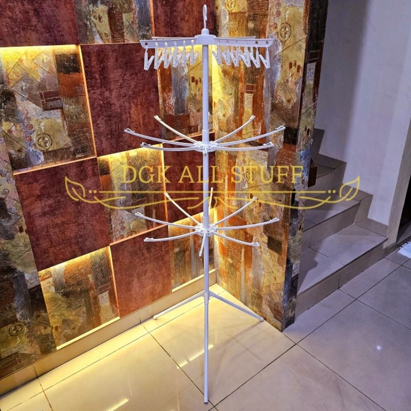 Jemuran Gantungan Hanger Rak Tempat Pengering Jemur Baju Pakaian Handuk Kaus Kaos Kaki Bayi Baby Ana