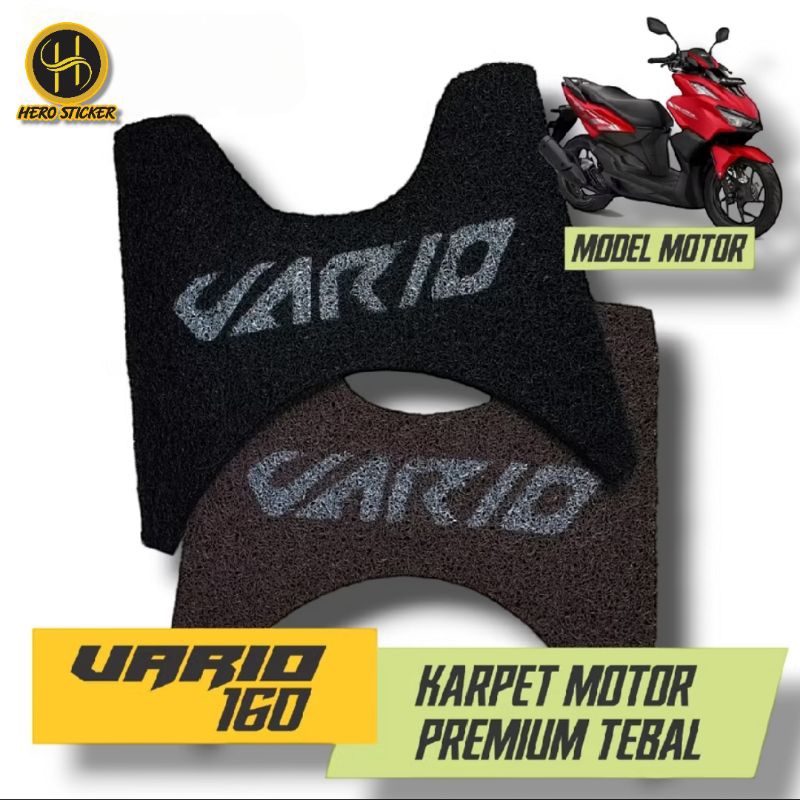 Karpet Alas Kaki Vario 160 2024 Karpet Pijakan Tebal motor Vario 160 Alas kaki motor Vario