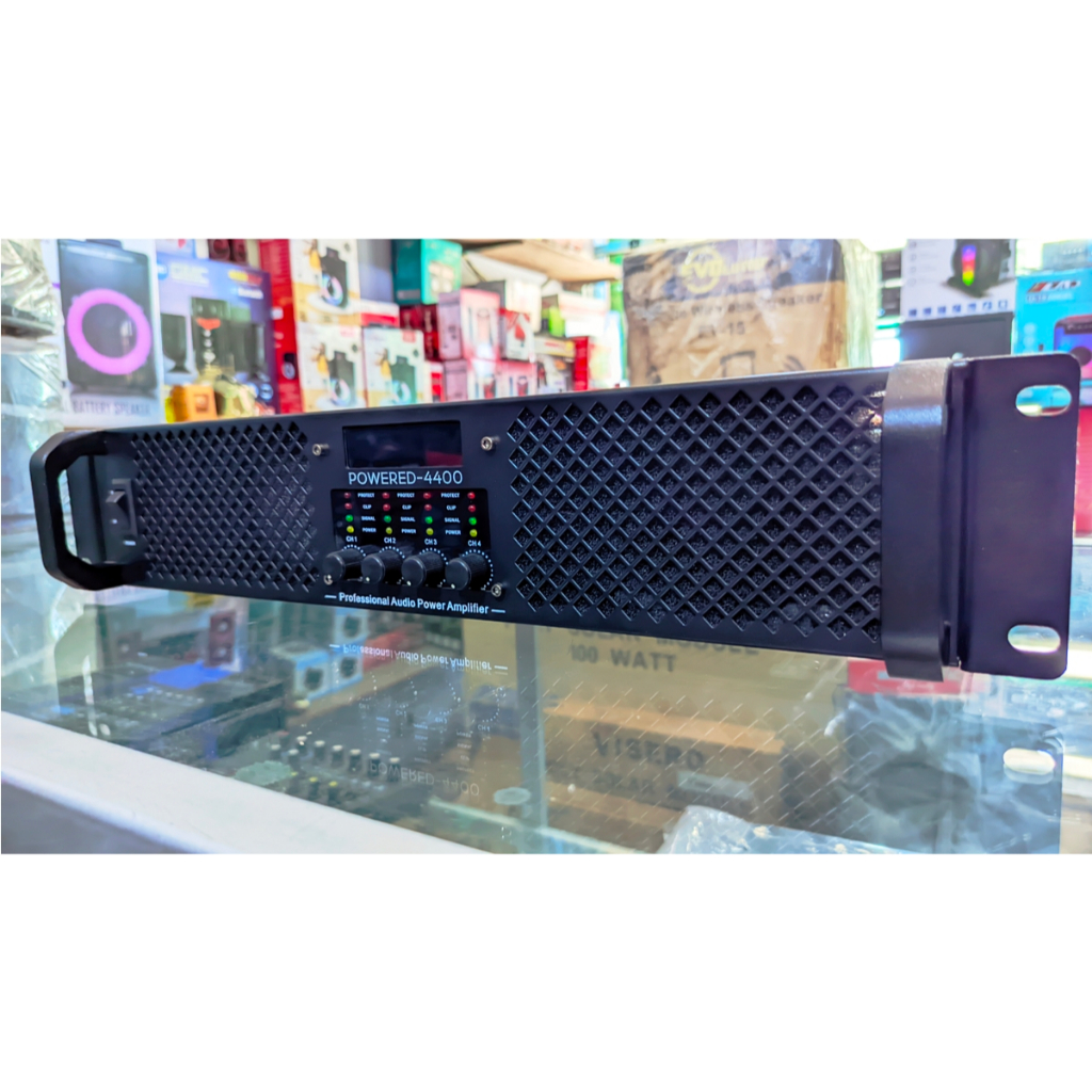 POWER ASHLEY 4400 POWERED 4CHANNEL ASHLEY POWERED 4400 ORIGINAL