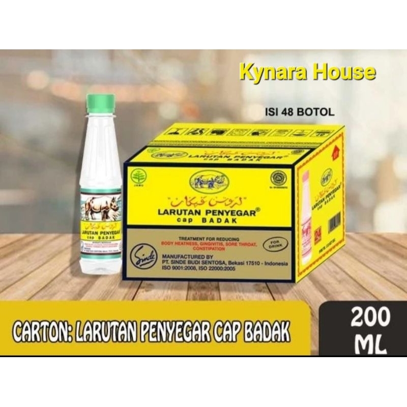 

Larutan Penyegar Putih Cap Badak Botol 48x200ml (Karton)