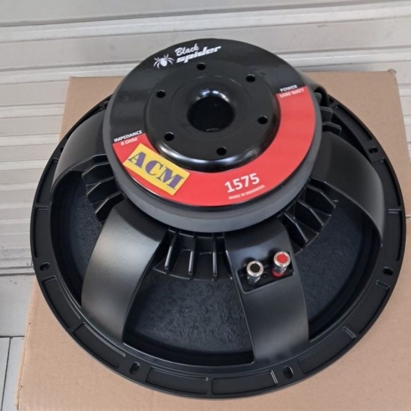 SPEAKER COMPONENT BLACK SPIDER 1575 SPEAKER 15 INCH VC 3 INCH MAXX 1000 WATT