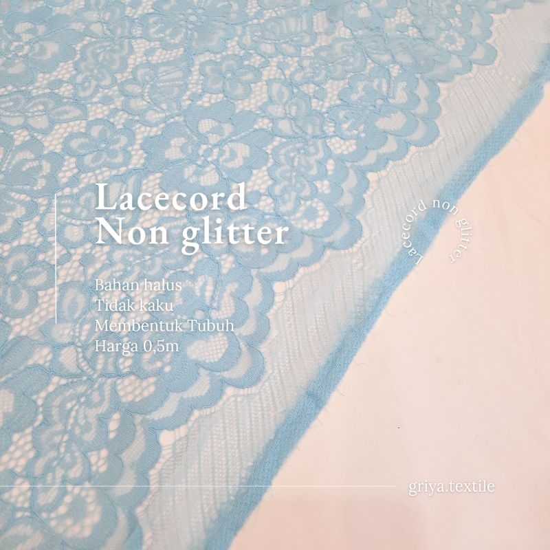 Broklat Katun Kain/Kain Brokat/Broklat Katun/Katun bruklat /Lace Cord Non Gliter