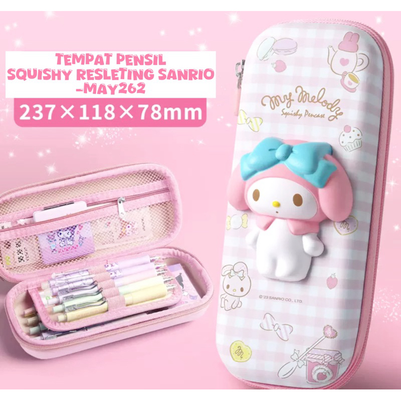 

Tempat Pensil Squishy Resleting Sanrio Little Pony —MAY262