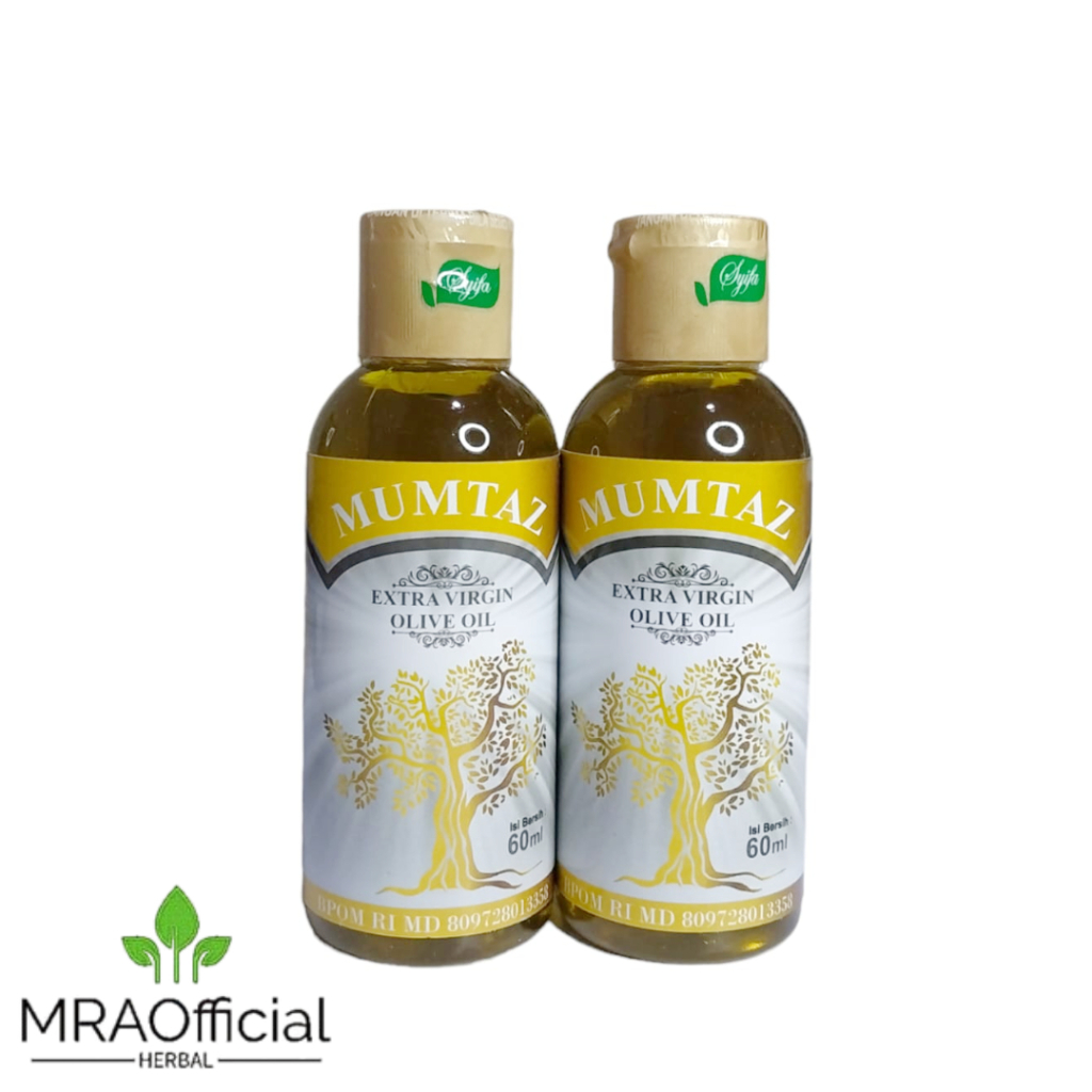 Minyak Zaitun Mumtaz 60 ML Extra Virgin Original | Mumtaz Olive Oil | Minyak Zaitun Extra Virgin
