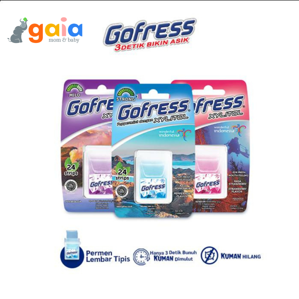 

Gofress Xylitol | Permen Mint Penyegar Nafas