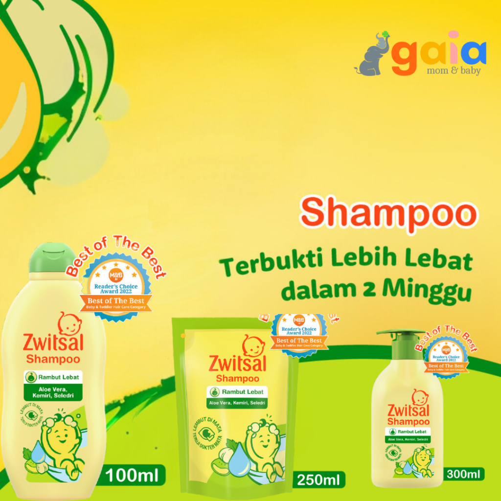 Zwitsal Shampoo Aloe Vera | Sampo Bayi Aloevera