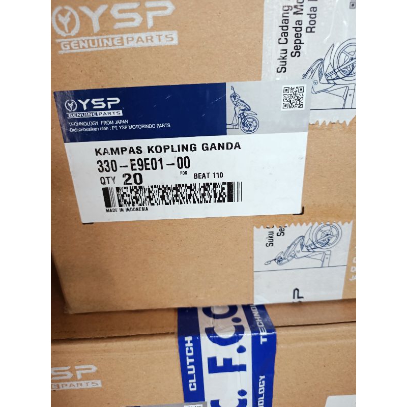 kampas kopling ganda beat karbu original fcc