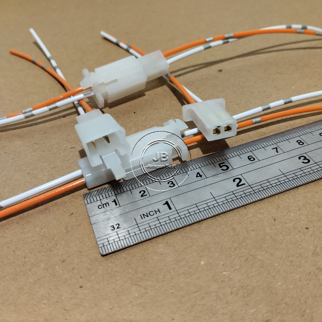 SOCKET SAMBUNGAN KABEL 2 PIN K2 BODY MOTOR SOKET SAMBUNGAN KABEL UNIVERSAL HONDA YAMAHA SUZUKI