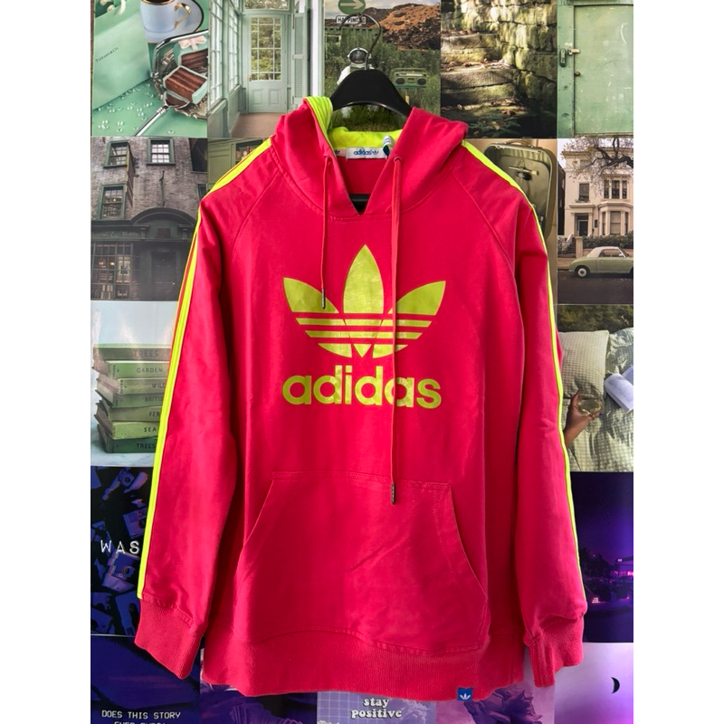 Adidas Trefoil 3-Stripes Hoodie Preloved