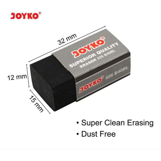 

penghapus joyko satuan (1pcs) / eraser / stip / penghapus joyko hitam / penghapus joyko putih