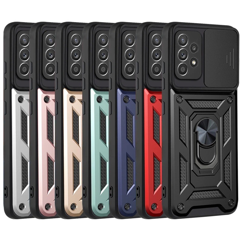 Case Samsung A52S 5G - A52 Case ARMOR SLIDE CAMERA PROTECTION Case Casing Hp Samsung A52S 5G - A52