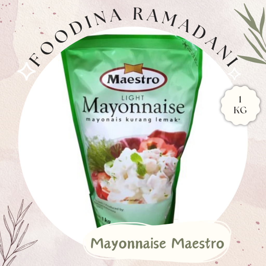 

MAYONAIS Kurang Lemak - Maestro Brand [ 1.000gr ] Harga Per BKS