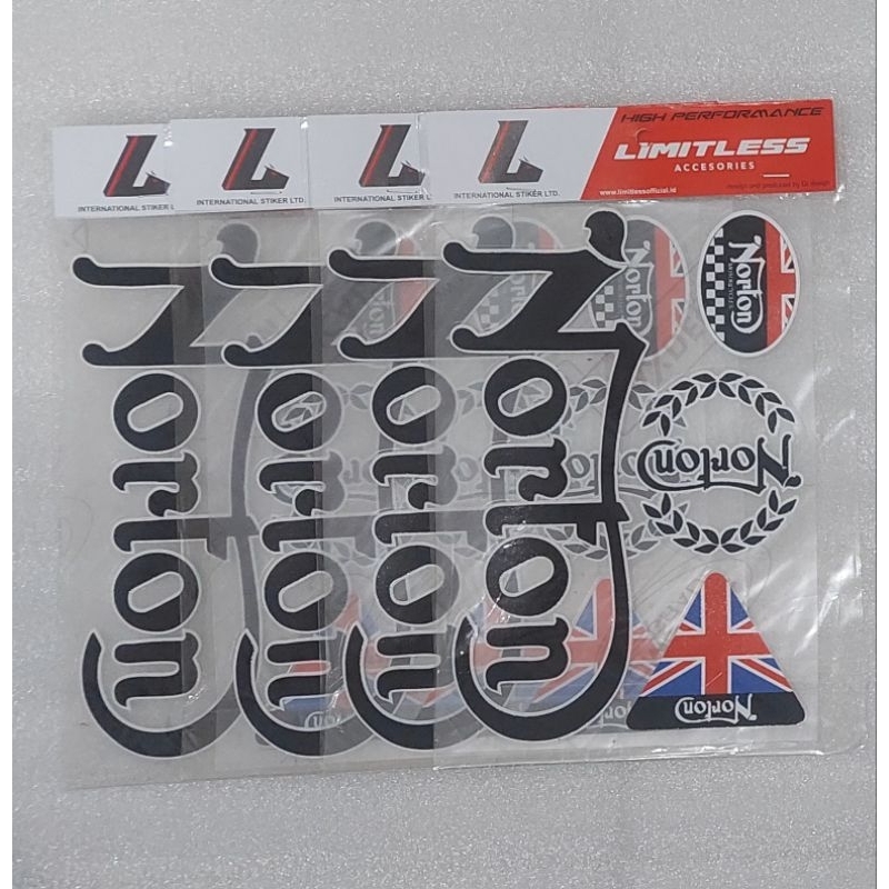 

Stiker Super Clear Norton
