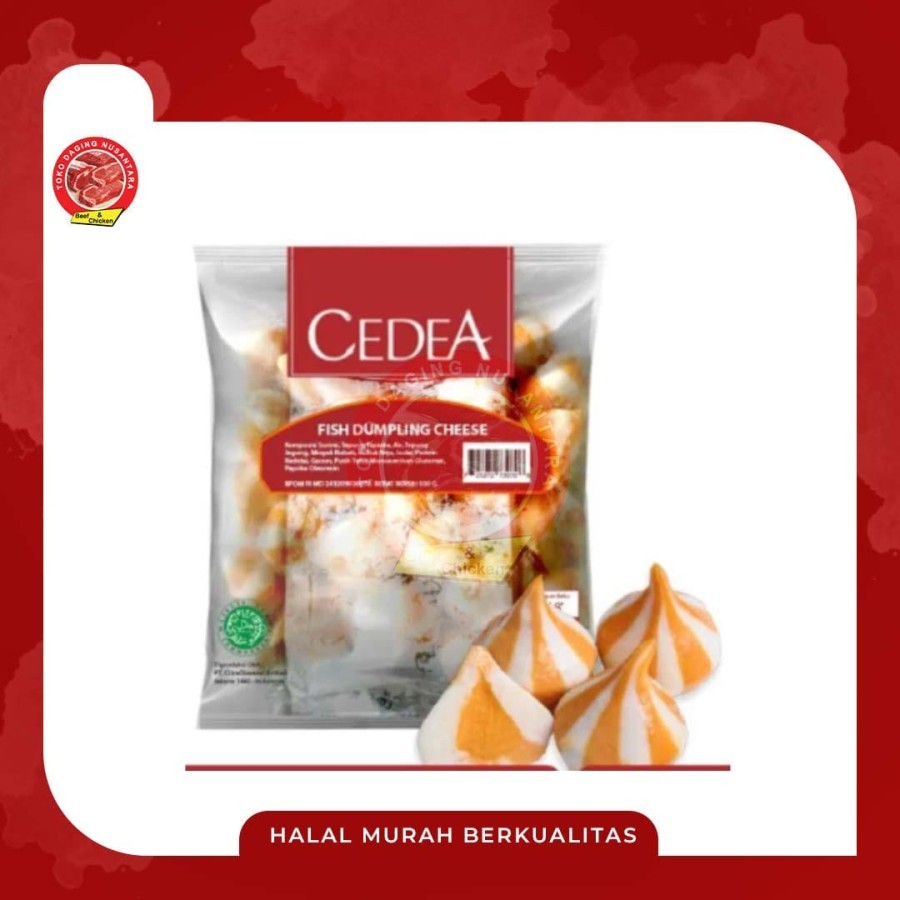 

CEDEA FISH DUMPLING CHEESE 500GR