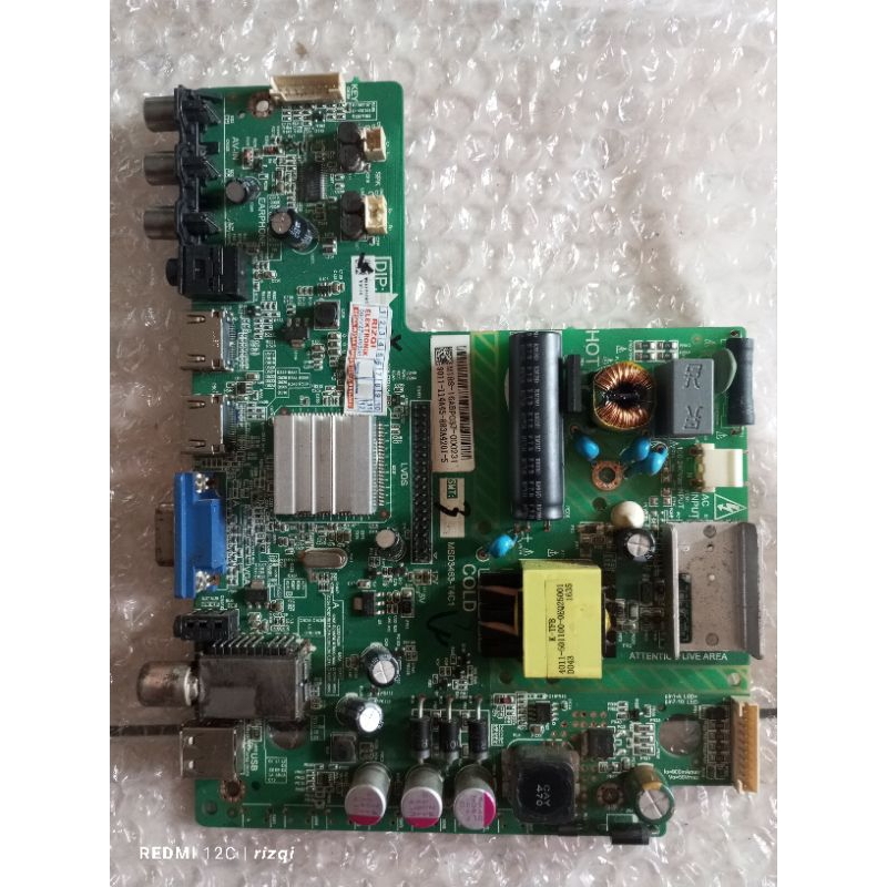 mb mobo mainboard tv led philips 39pht4003 original