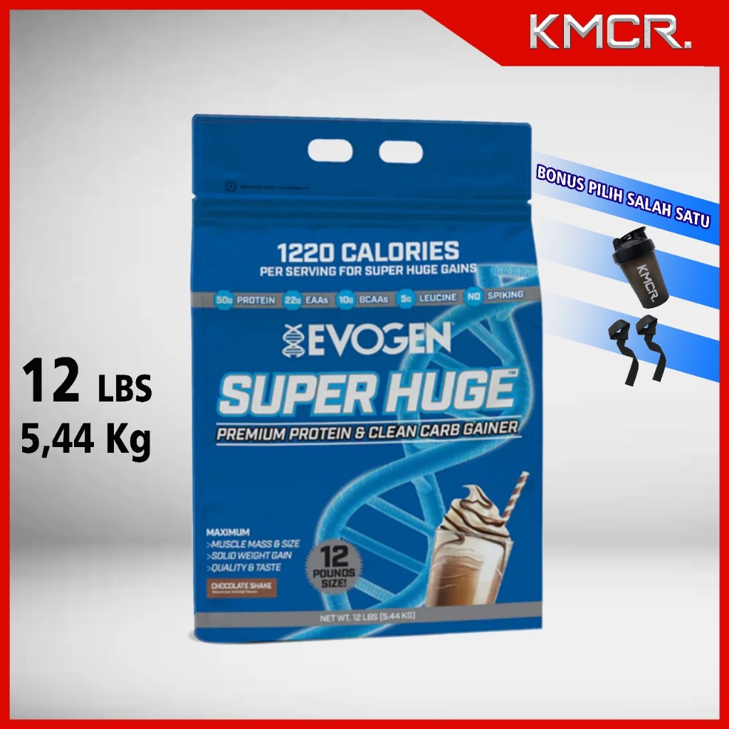 EVOGEN SUPER HUGE 12 LBS BPOM EVOGEN GAINER - KMCR NEXTLEVEL