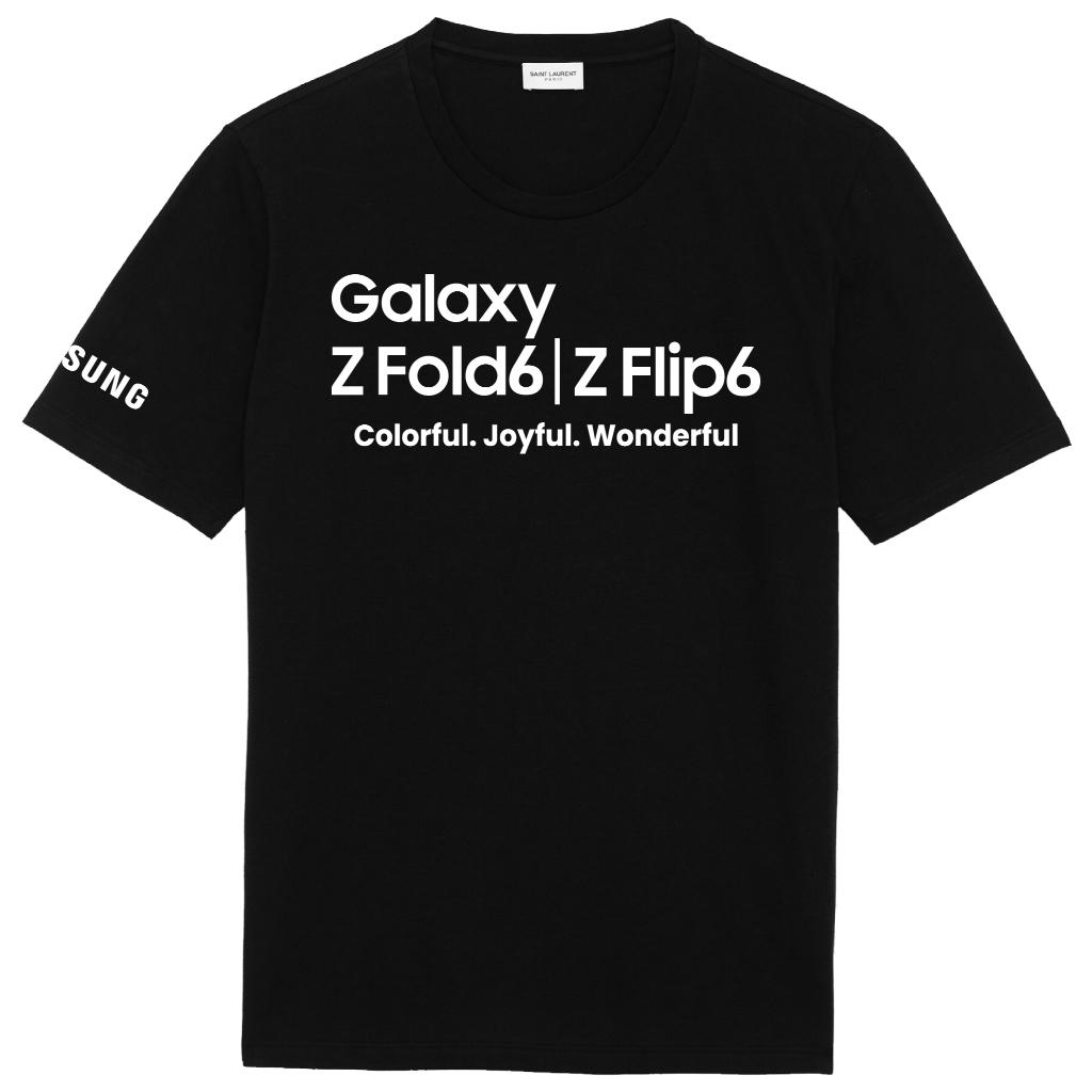 Kaos Tshirt Baju Samsung Galaxy Z Fold6 | Z Flip6 Galaxy AI is here Colorful Joyful Wonderful Terbar