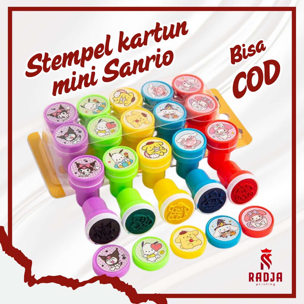 

Stempel kartun mini sanrio / stempel kartun anak / stempel komentar guru / stempel mainan anak anak