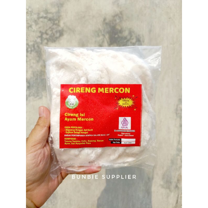 

Cireng Mercon Beku Isi 8 pcs / Cireng Isi Ayam Mercon Frozen (PACK)