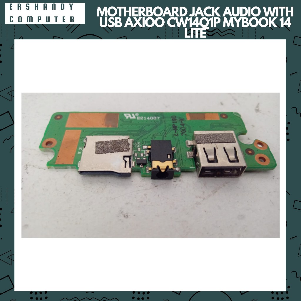MOTHERBOARD JACK AUDIO WITH USB AXIOO CW14Q1P MYBOOK 14 LITE - ercomp1