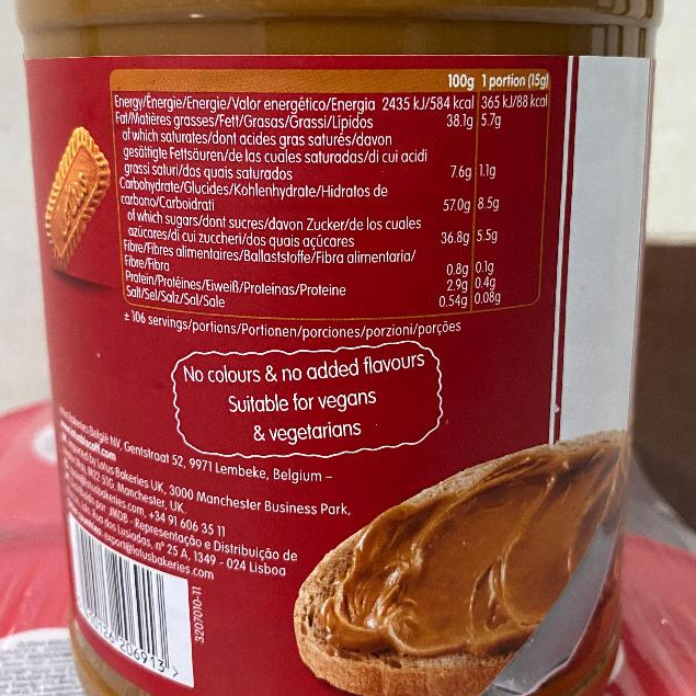 

QH Biscoff lotus Spread smooth/original 1.6 kg Selai Lotus Biscoff