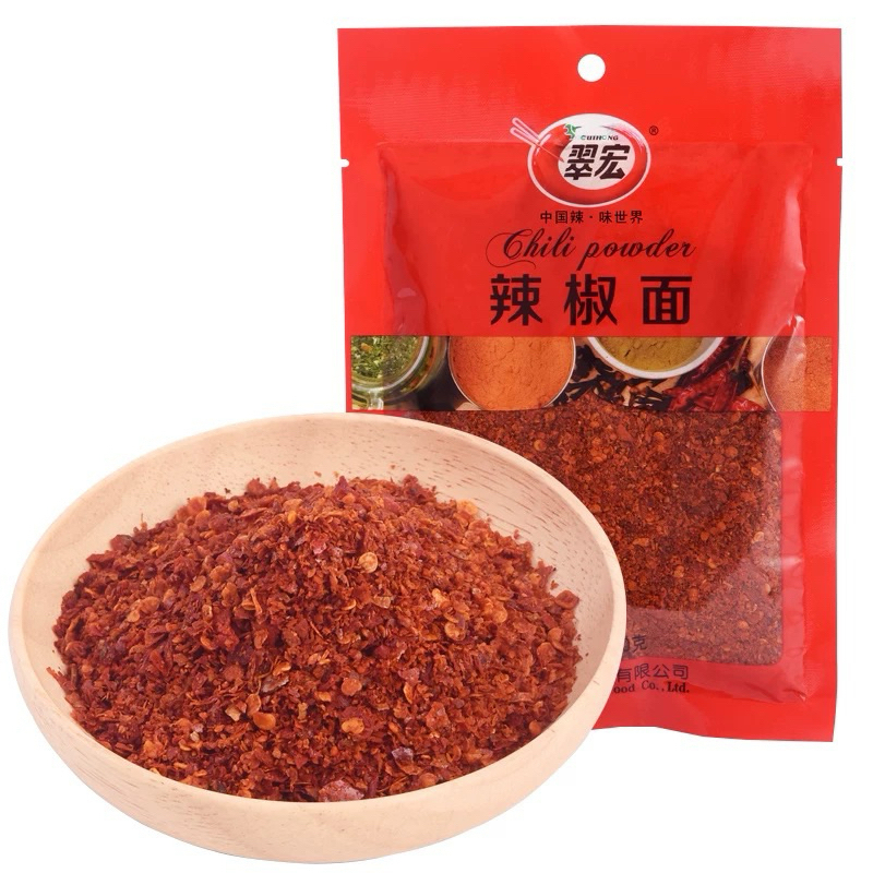 

BPOM HALAL/cuihong chili powder/cabe kering bubuk kasar/cabe bubuk kasar/辣椒面/100g