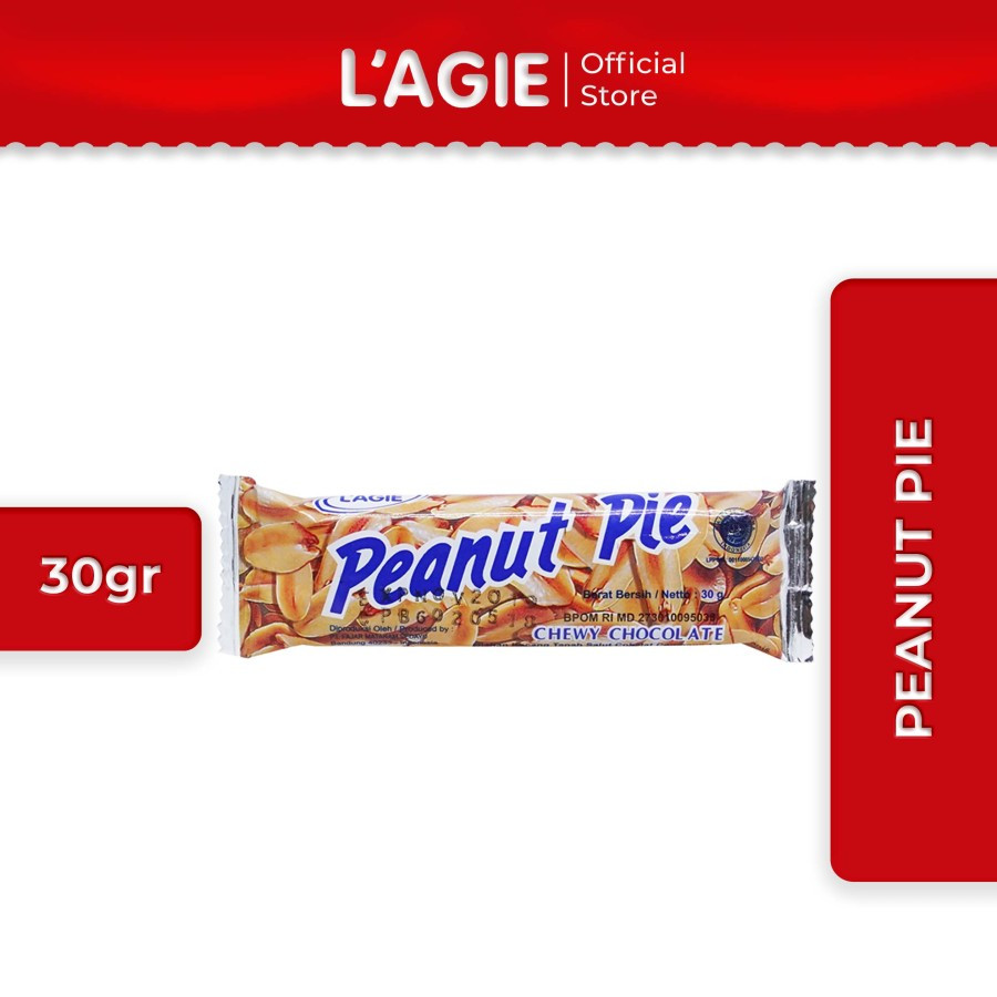 

Lagie Coklat Kacang Tanah Peanut Pie 30gr