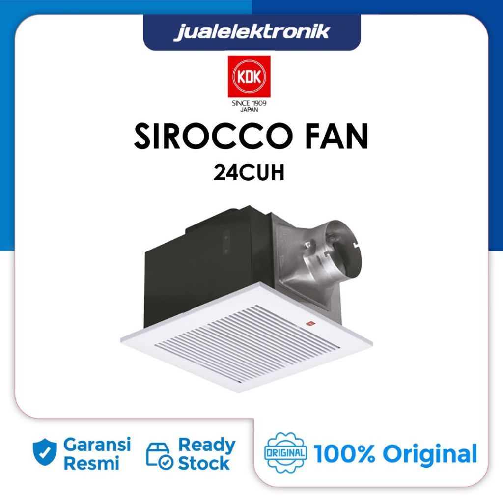 KDK 24CUH 24 CUH – Exhaust Ceiling Sirocco Fan 24 cm