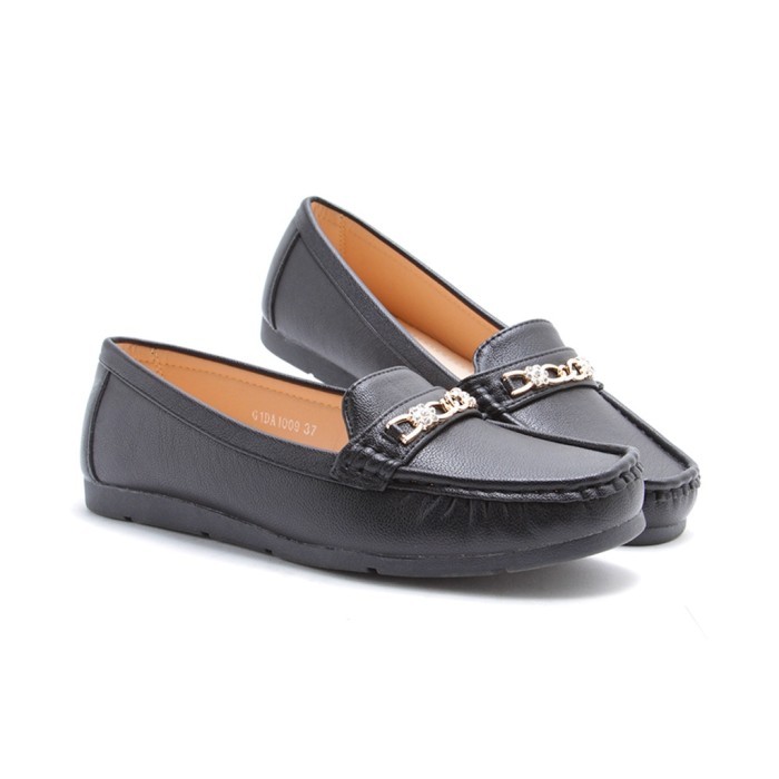 Sepatu Wanita Flat Moccasin Slip On Casual