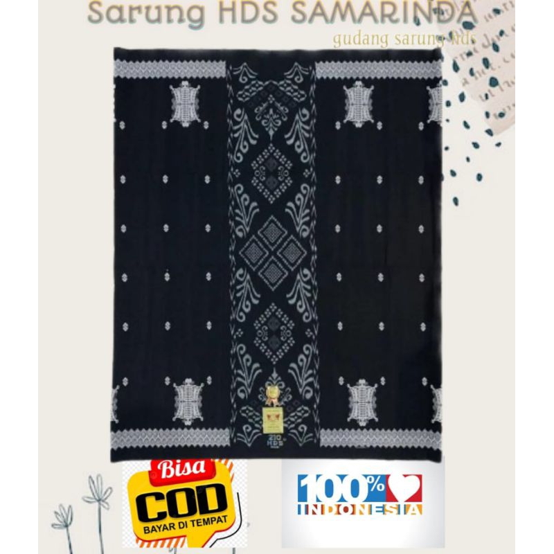 Sarung Hds Samarinda Hitam Motif Sarung Batik