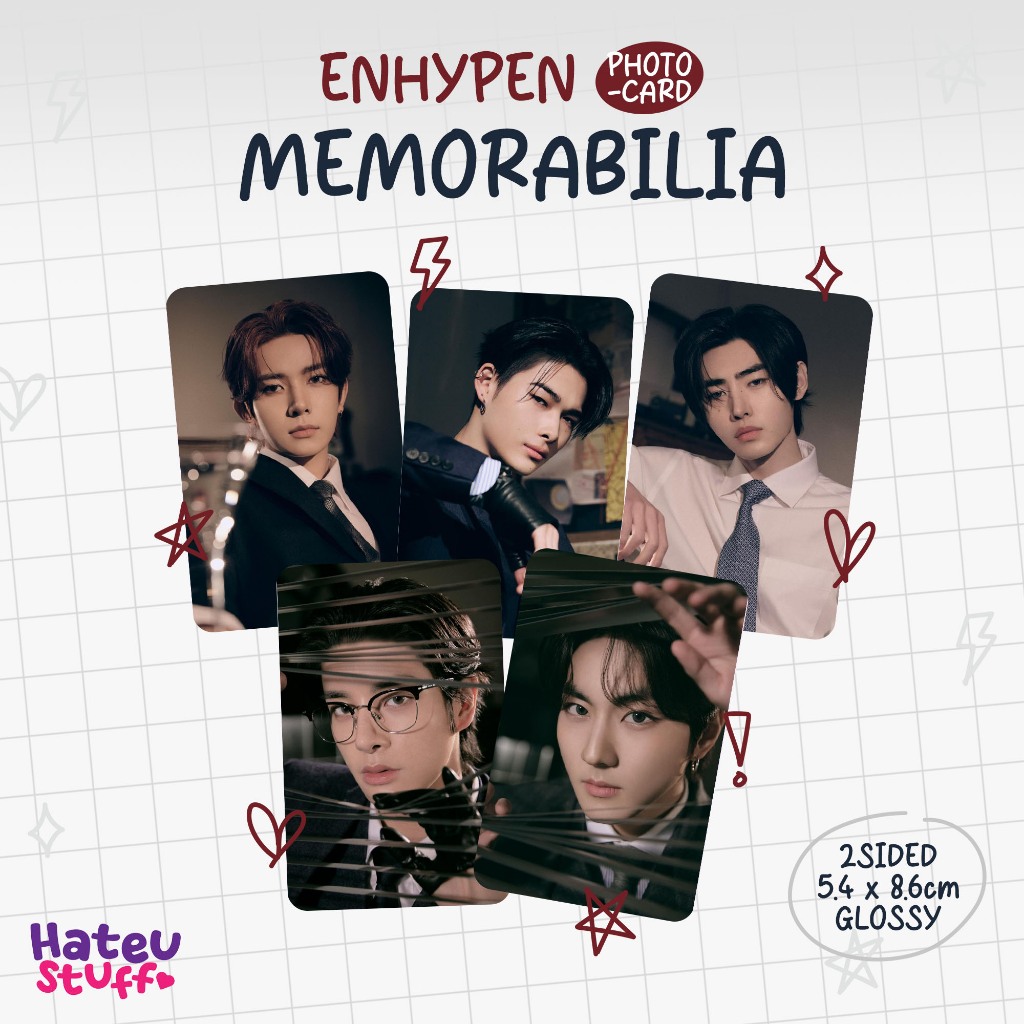 Enhypen Unofficial Photocard Memorabilia (Dark Moon)