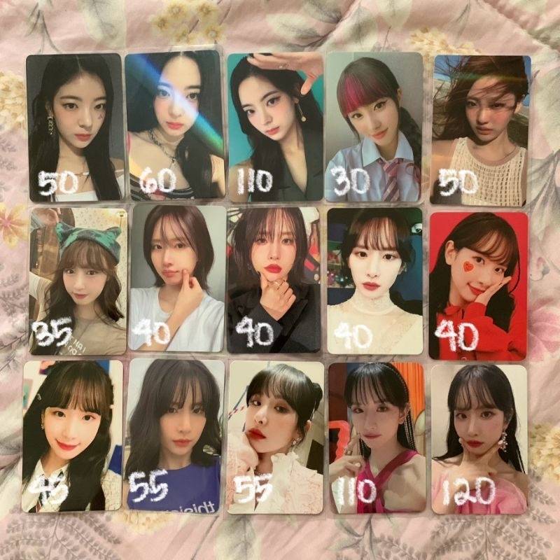 ITZY WJSN STAYC aespa PC Photocard: Yoon Soobin Seola Ningning Lia. Album POB Bene Benefit LD Lucky 