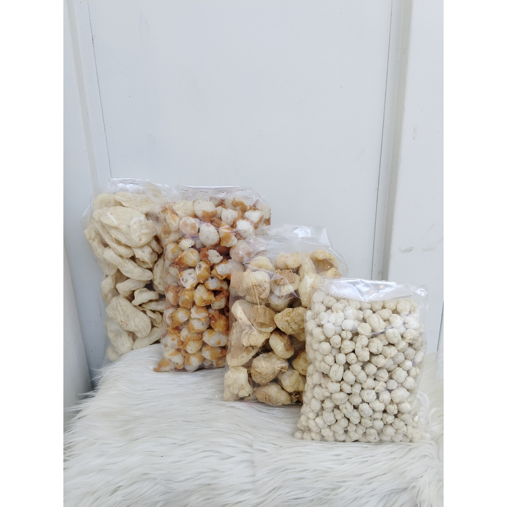 

RB PAKET HEMAT MIX - B ( 50 pcs tahu pasung, 50 pcs cuanki lidah, 1/2kg siomay mini, 250 gr sukro )