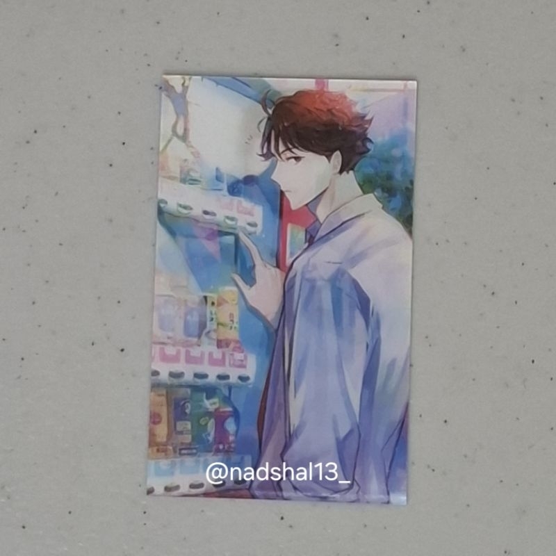 haikyuu lenticular oikawa tooru lenti card photocard by ri_mumu rimumu