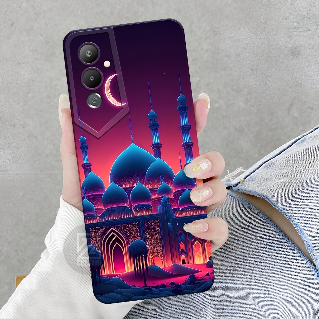 Softcase Tecno Pova 4 Case Motif Masjid Case Pova 4 Silikon Pro Camera Kesing Tecno Pova 4 Casing Te