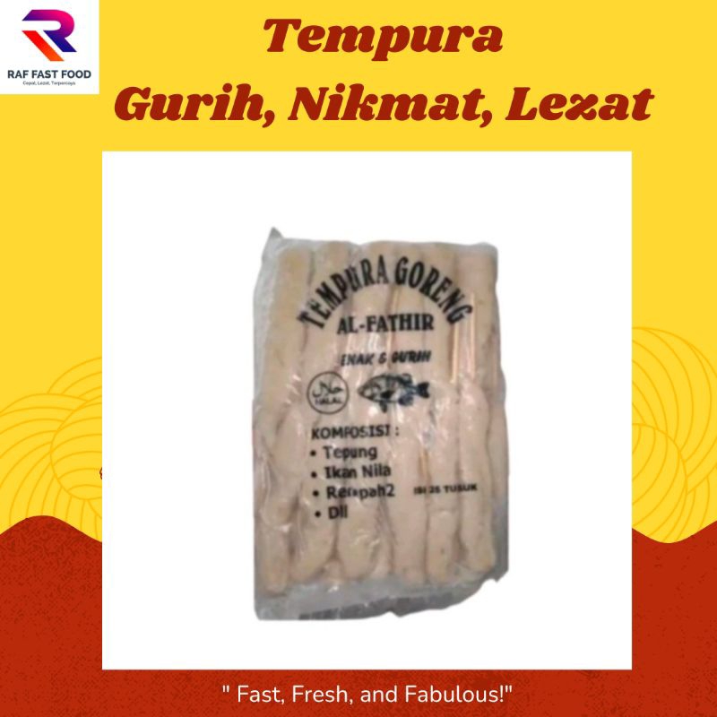 

Tempura & Bakso Ikan Tusuk Al Fathir 25Pcs/ Enak / Halal