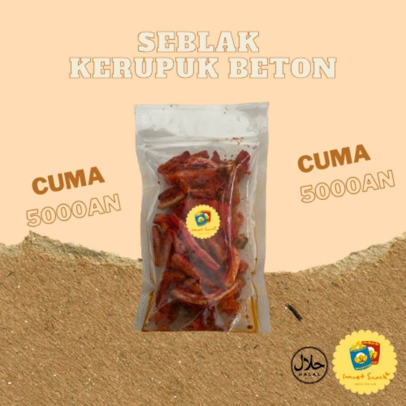 

SEBLAK KERUPUK BETON / KERUPUK JAAT CIKRUH PEDAS