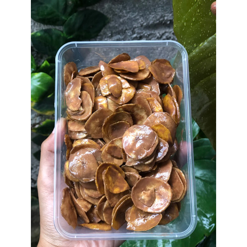 

keripik pisang coklat capucino lumer 3 putri 150 gr