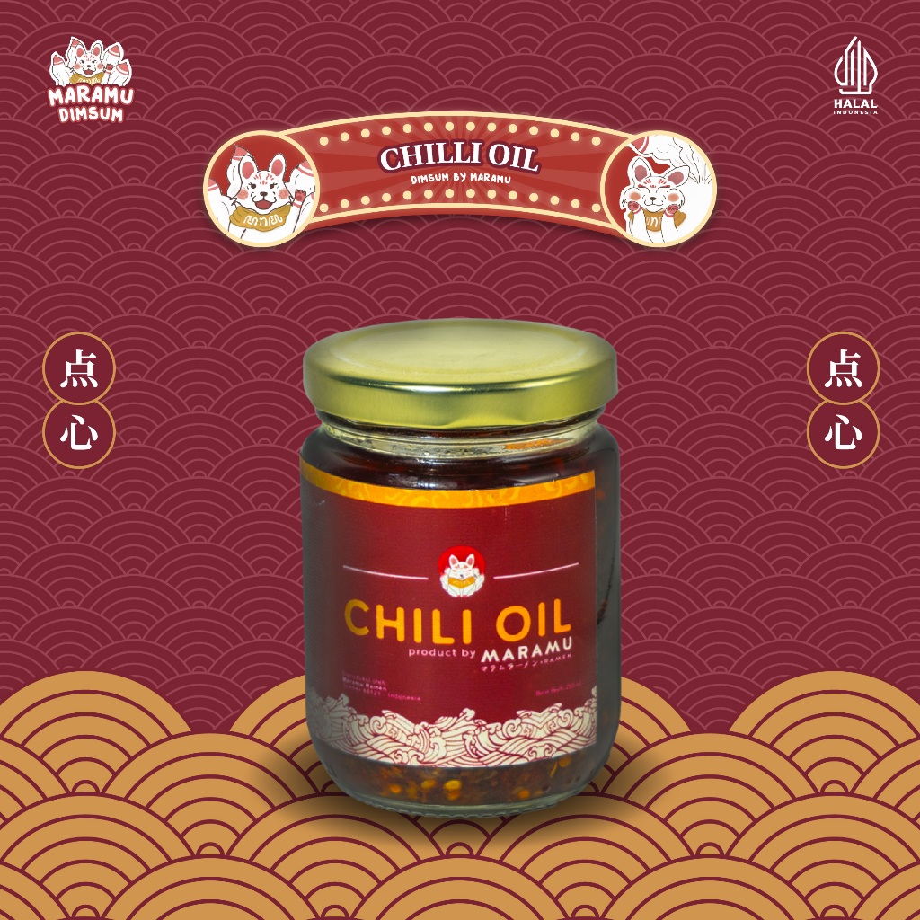 

Chili Oil by Maramu Dimsum Jember Indonesia Halal (Frozen/Home Made/Fresh)