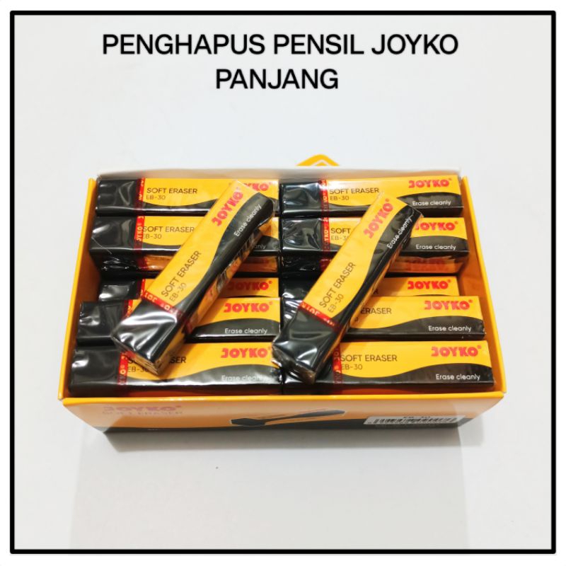 

2 Pcs Penghapus Pensil Joyko Panjang