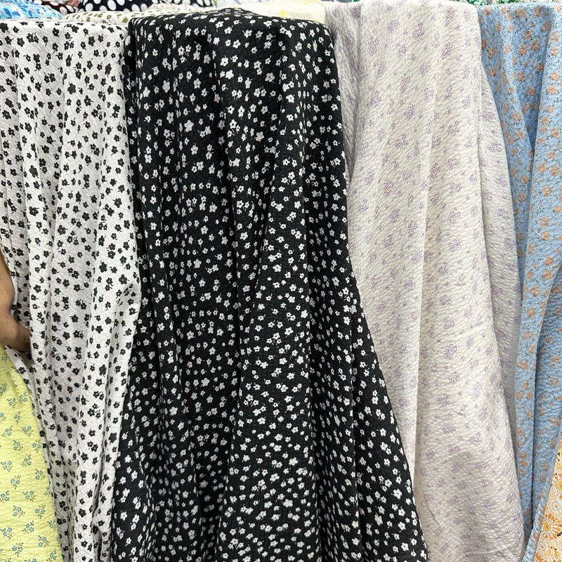 kain katun paris crinkle premium ( harga per meter )