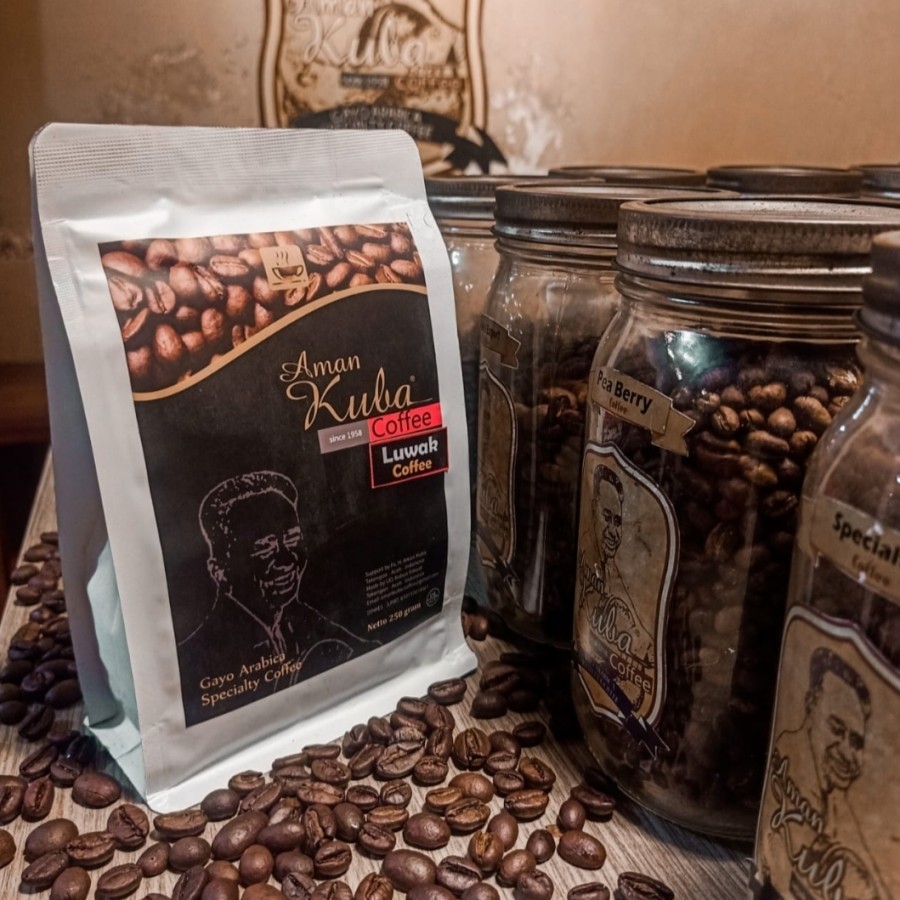 

Kopi Arabika GAYO WILD LUWAK 250 gram - AMAN KUBA